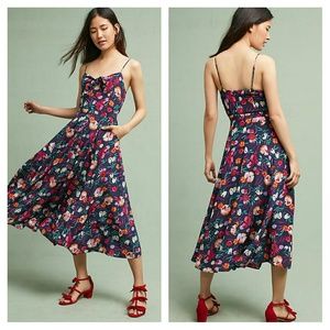 Anthropologie Yumi Kim Isabeau Silk Dress